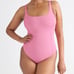 Knix Cinch Shaper One Piece Swimsuit Pink size Large Brand New with tags