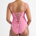 Knix Cinch Shaper One Piece Swimsuit Pink size Large Brand New with tags