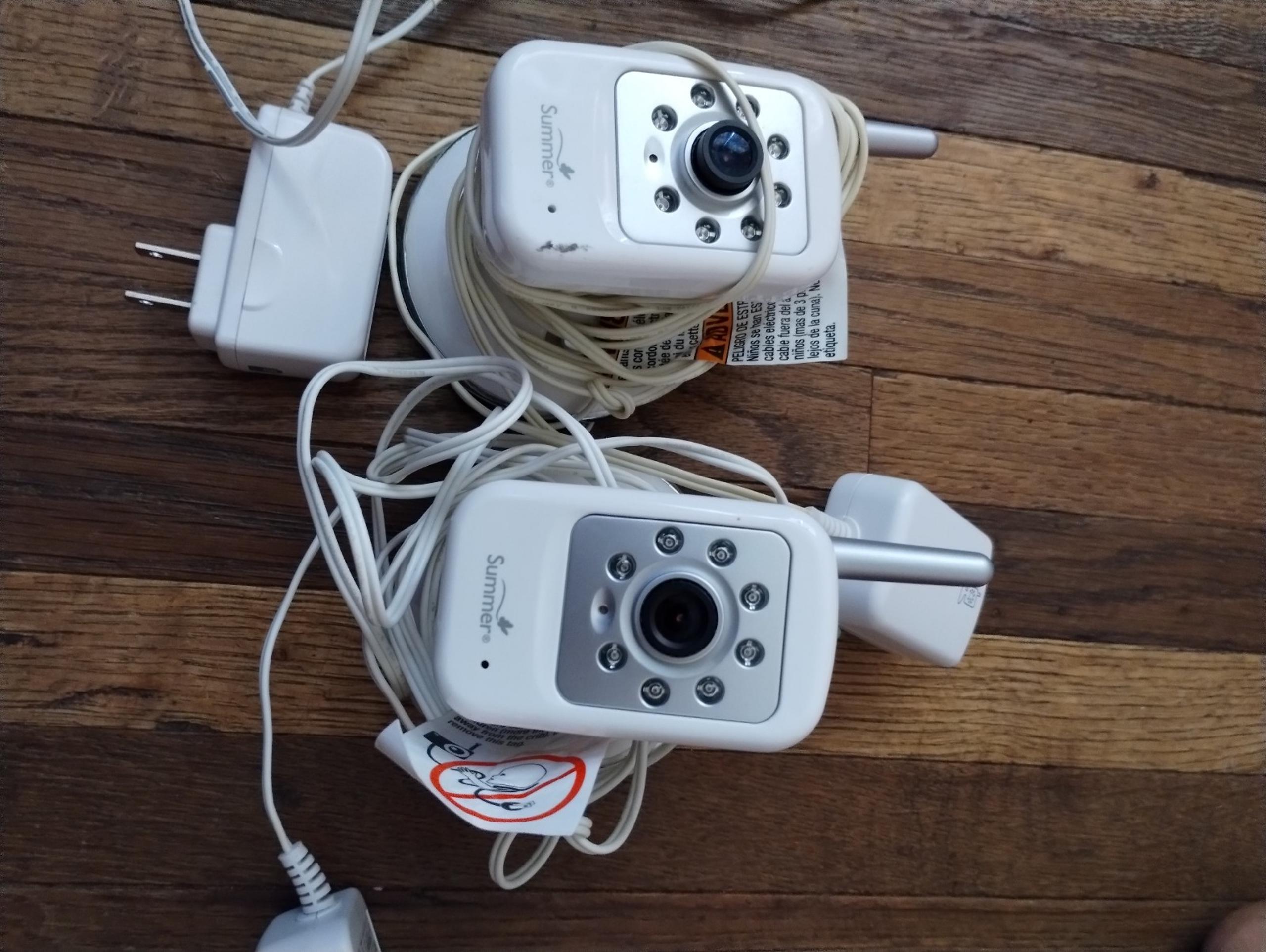 Set of 2 summer baby monitor cameras only