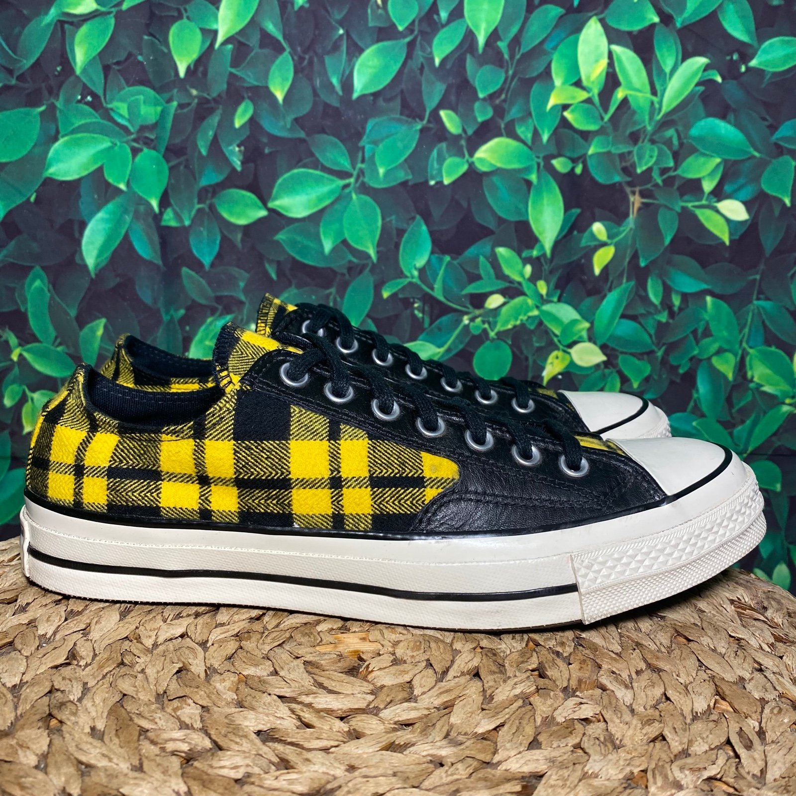 Buffalo plaid cheap converse