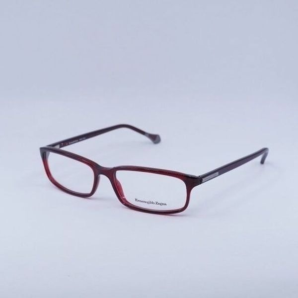 New Ermenegildo Zegna VZ3538 0954 Eyeglasses - Shiny Burgundy Frame