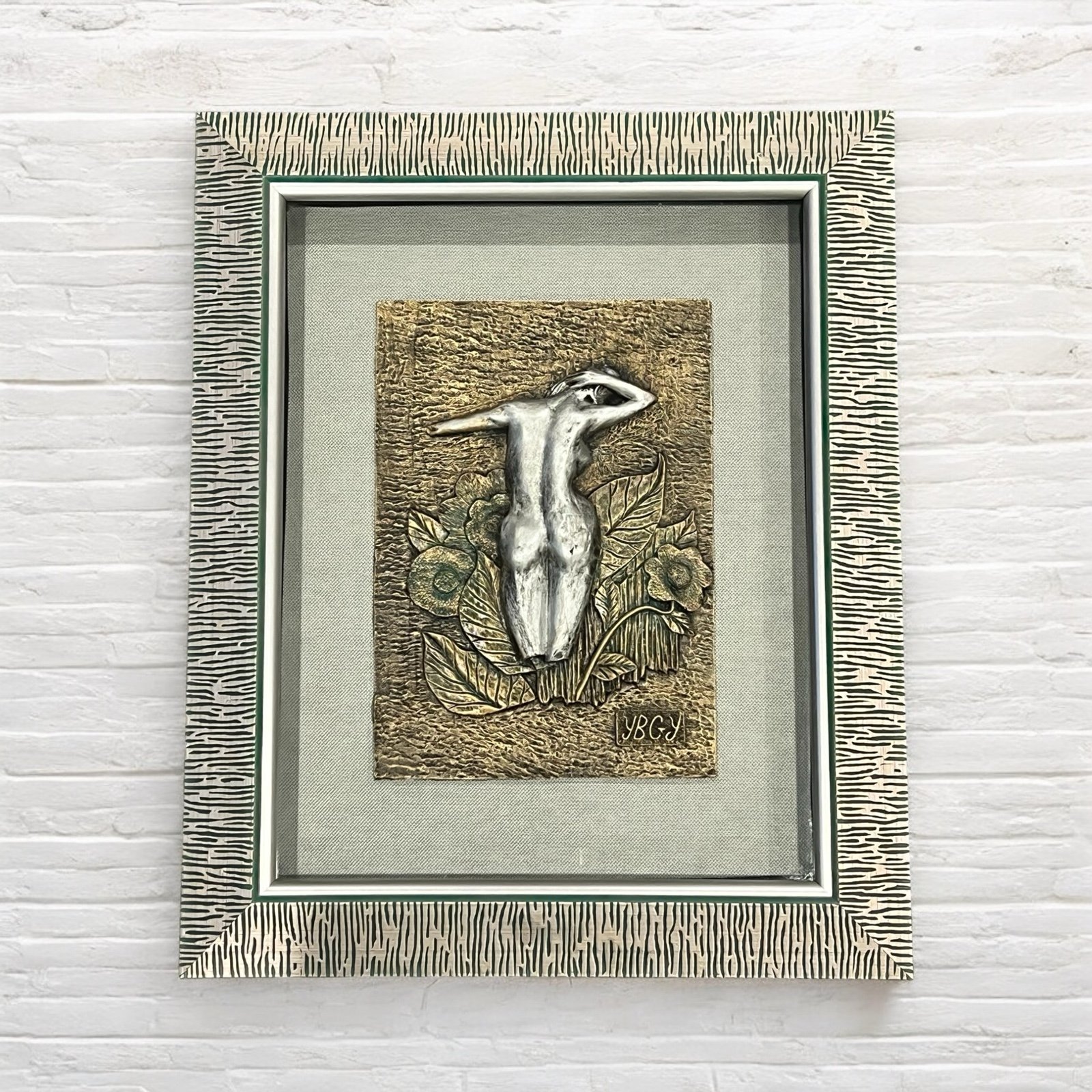 3D Nude Woman Wall Art - Woodland Sculpture. 17inx14in #2