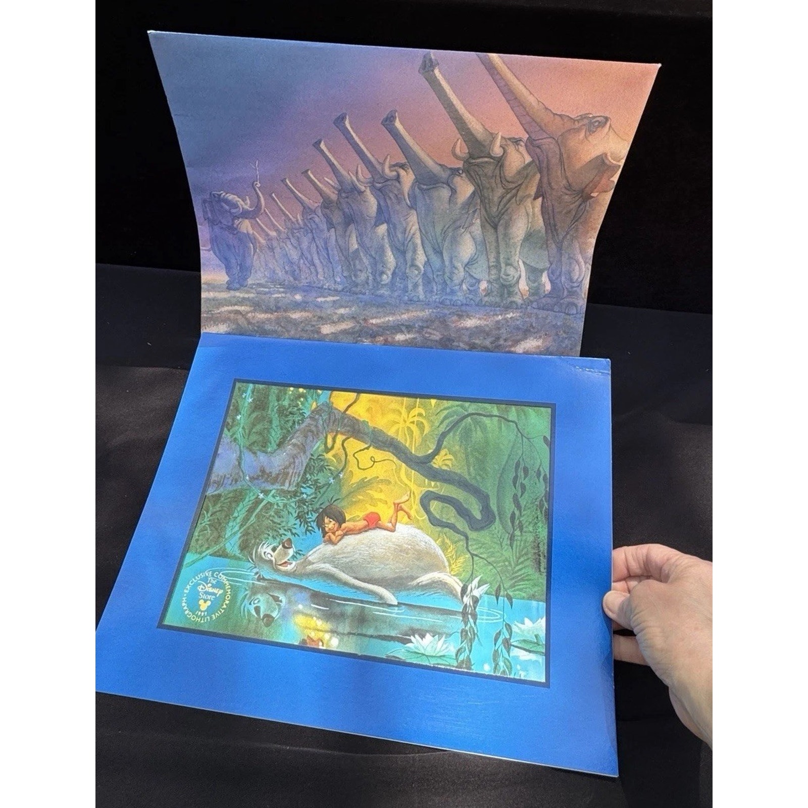 The Jungle Book 1997 Commemorative Lithograph Walt Disney Store Masterpiece New!
