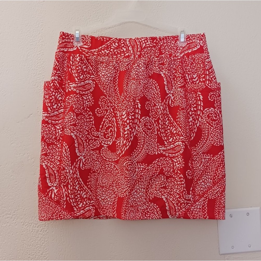 Chico's Zenergy UPF Paisley Side Pocket Skort Size XS 00