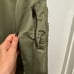 Gap Men’s Bomber Puffer Jacket Zip Up Medium Green Orange Vintage Collection