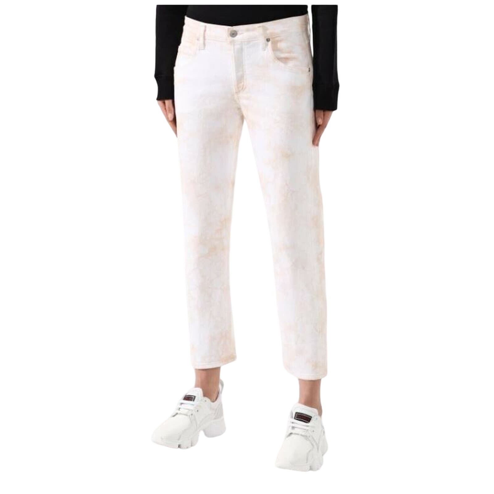 CITIZENS OF HUMANITY NEW 218 Emerson Slim Boyfriend Jean Rose Cloud Size 31