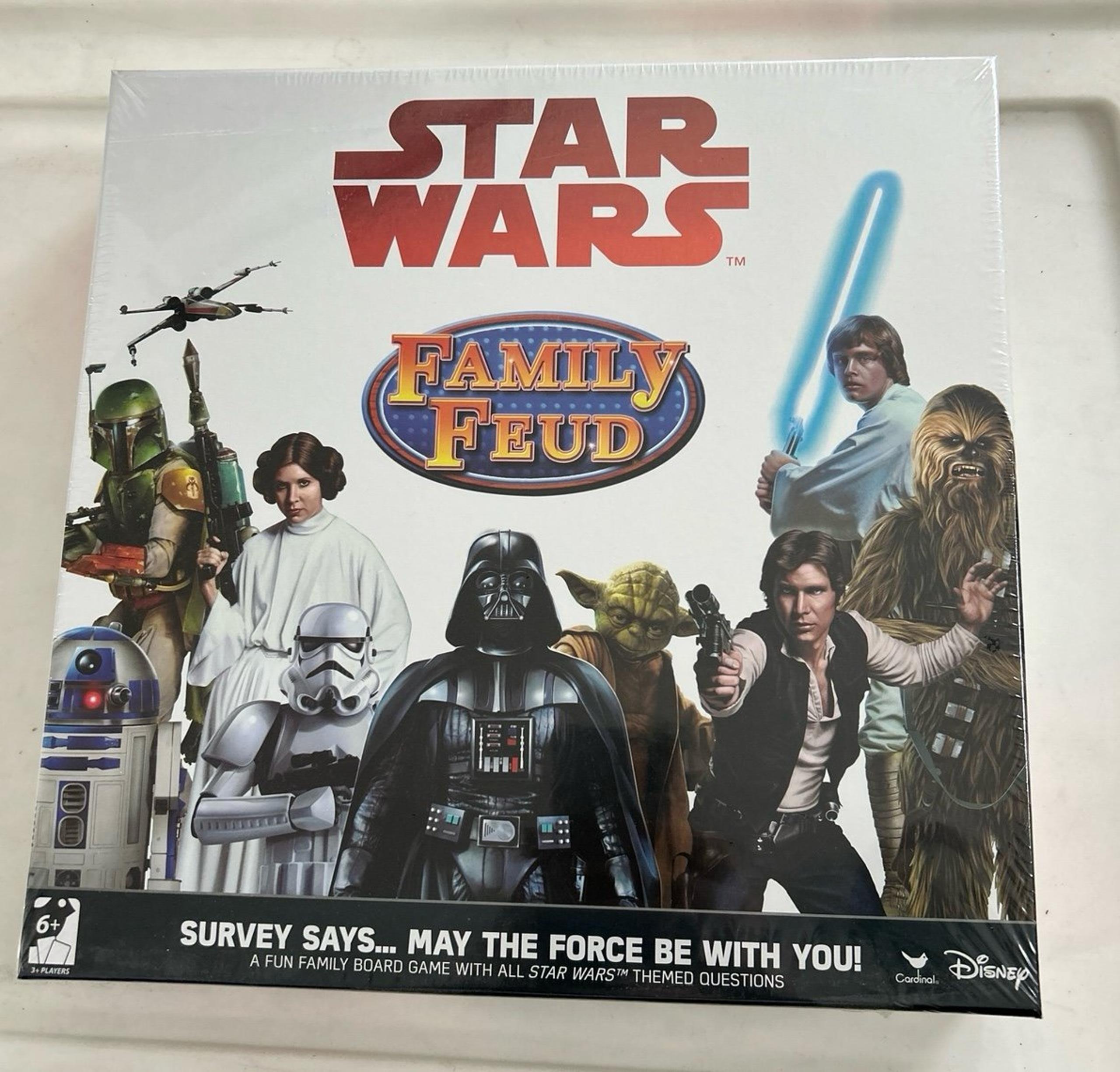 Disney Star WaDisney Star Wars Family Feud Board Game Trivia SEALED NEVER OPENED