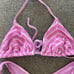 Neena swim Triangl Bikini Dupe pink bikini set