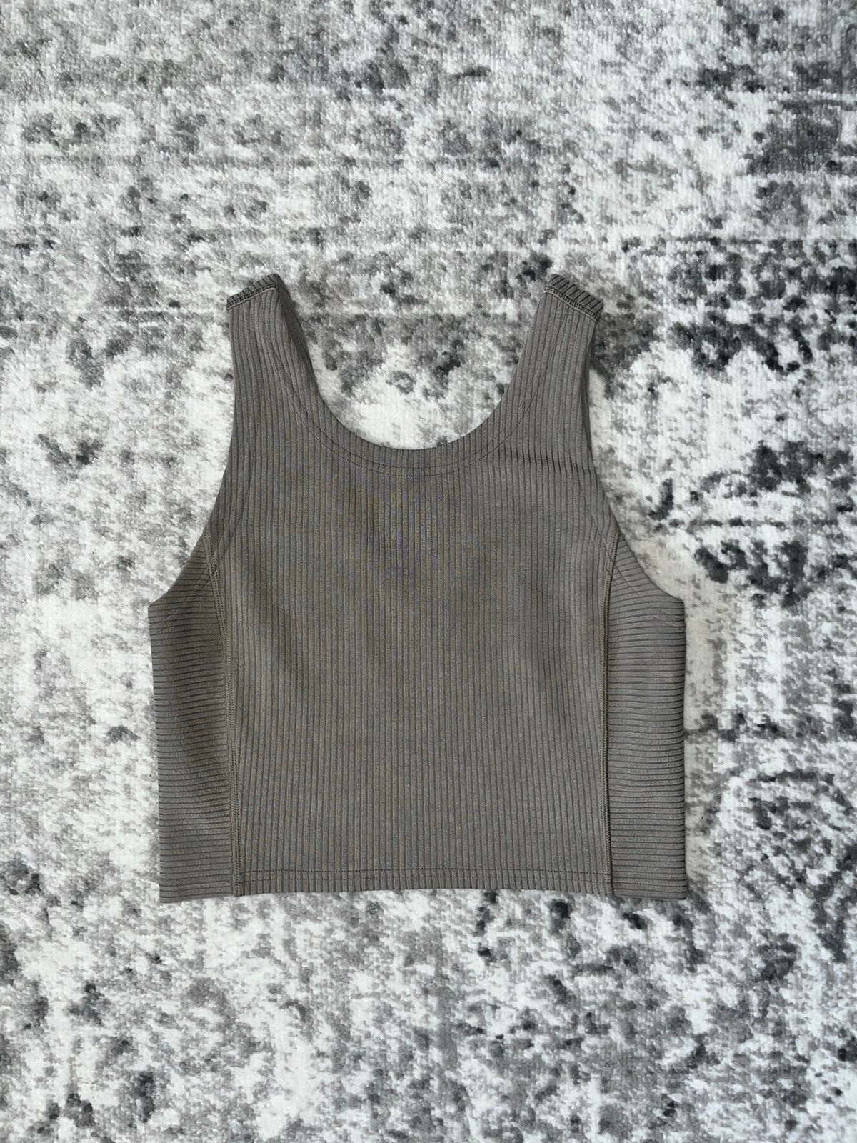 Lululemon Ribbed Softstreme Cropped Tank Top