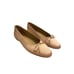 Flattered Bodi Ballet Flats Shoes Bow Tie Detail Slip On Satin Rose Size 37