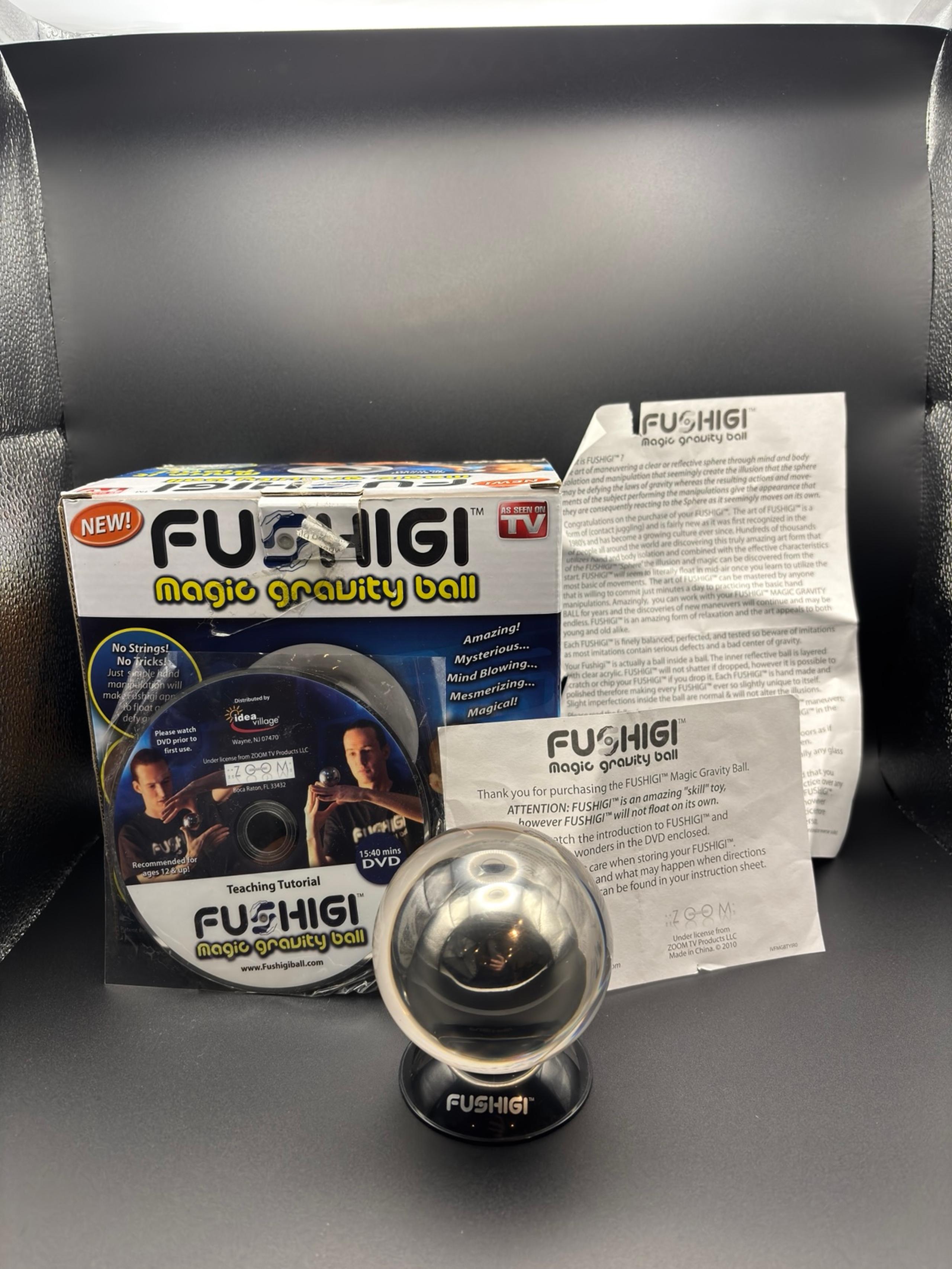 Fushigi Magic Gravity Ball w/ DVD, Box, Stand, & Bag Complete! As Seen On TV!