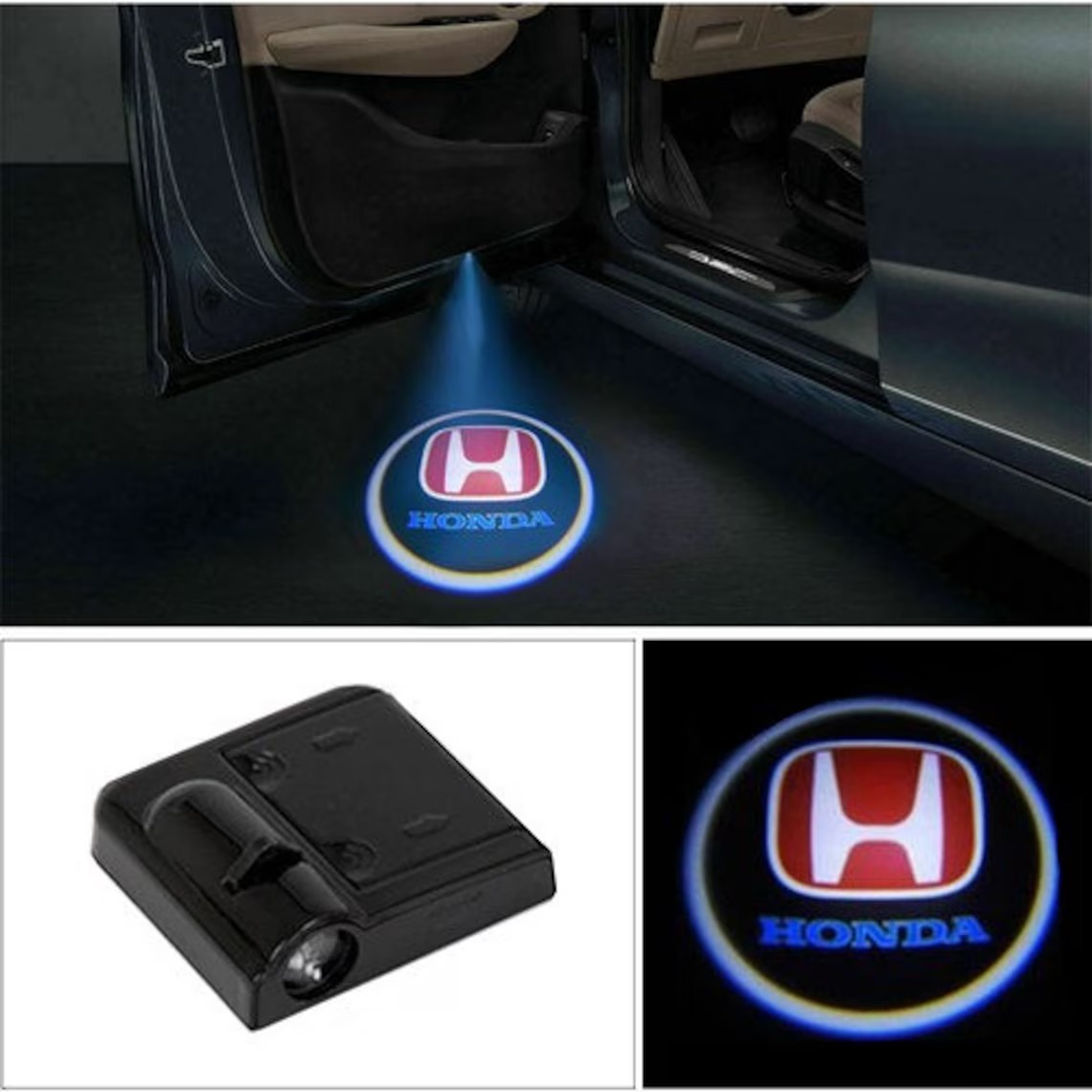 2x Car Door Light Laser Projector Ghost Shadow Laser For HONDA Accord / CR-Z / O