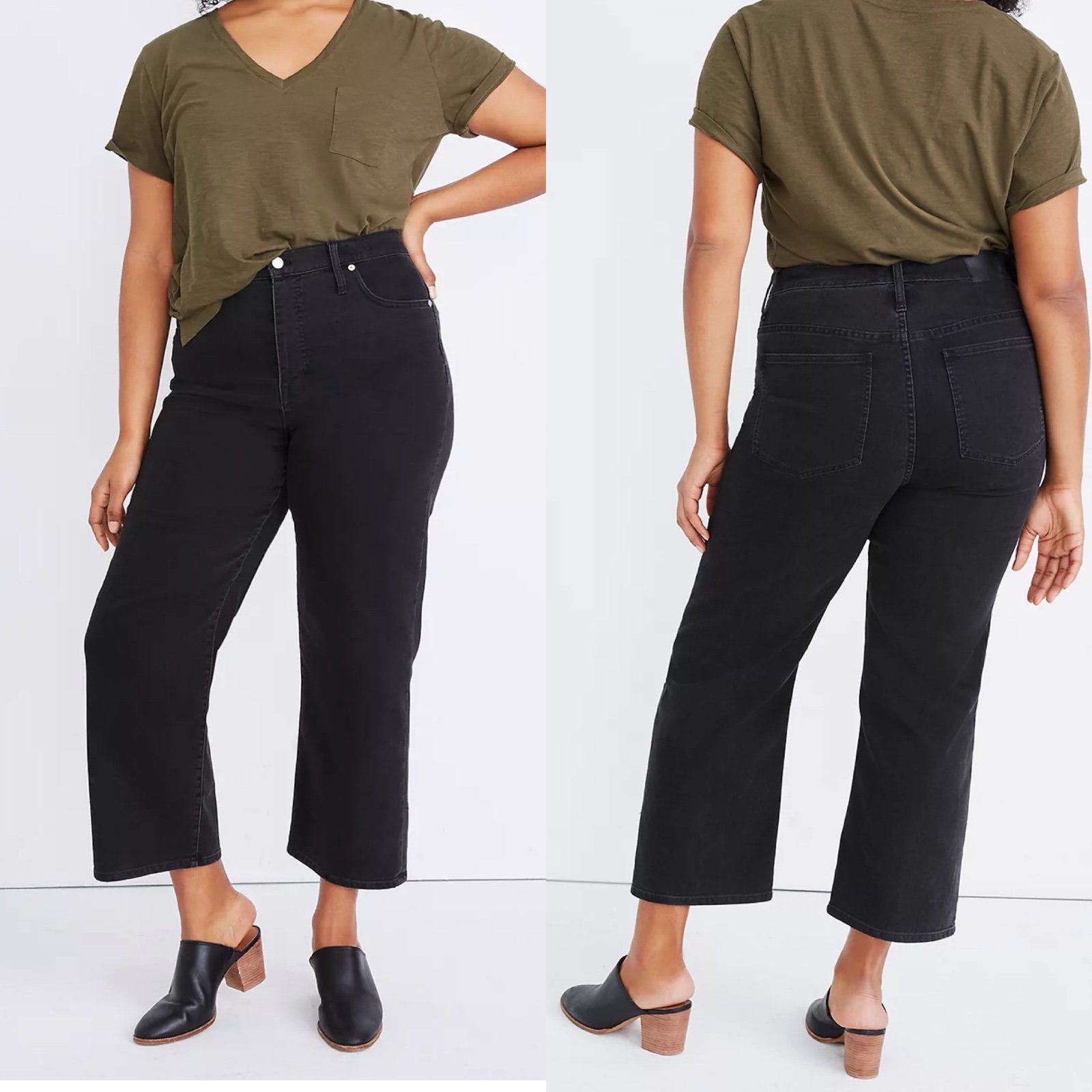 Madewell | Slim Wide-Leg Jeans in Lunar Wash