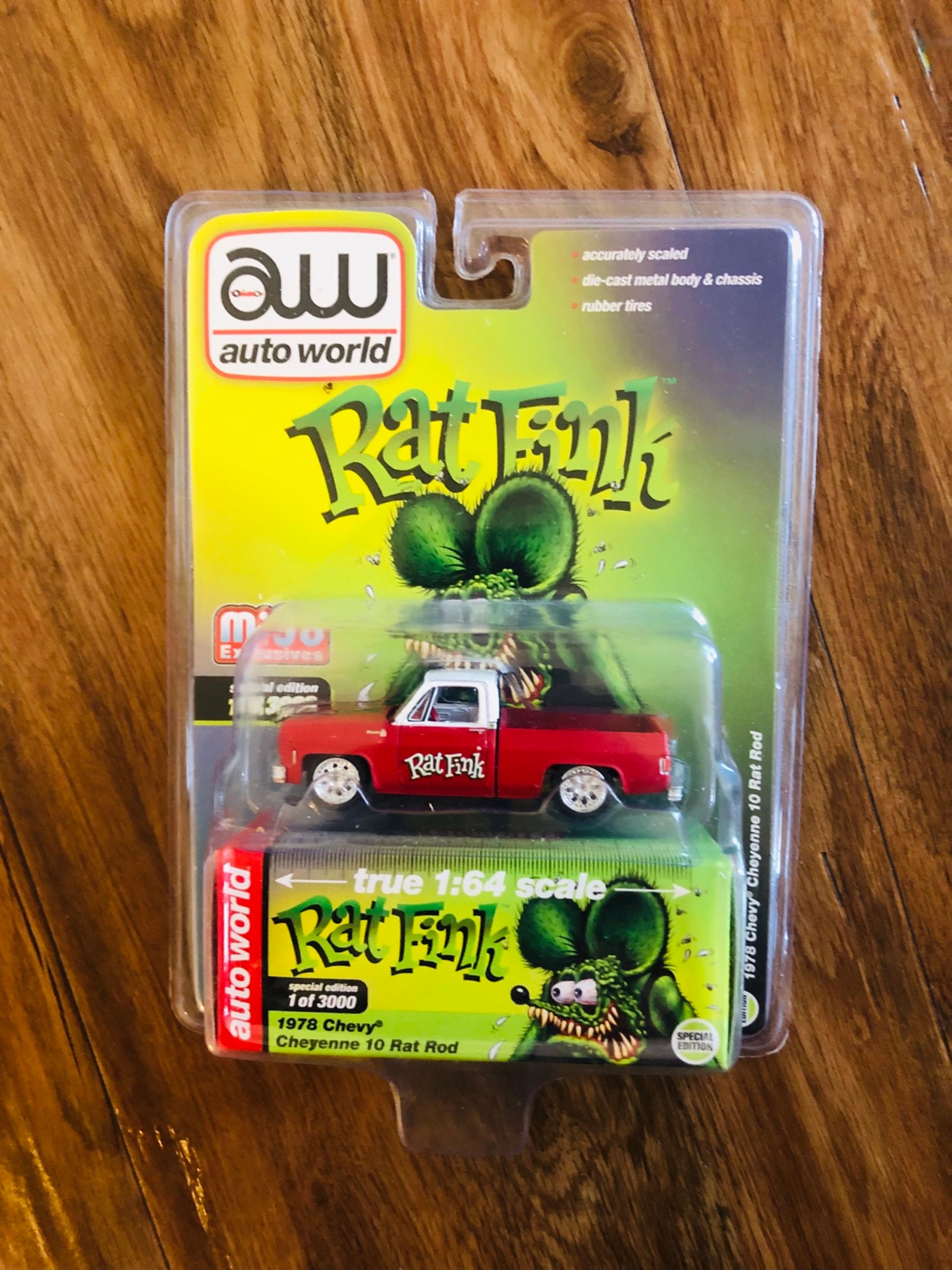Auto World Mijo Exclusive 1978 Chevy Cheyenne 10 Rat Rod-Rat Fink