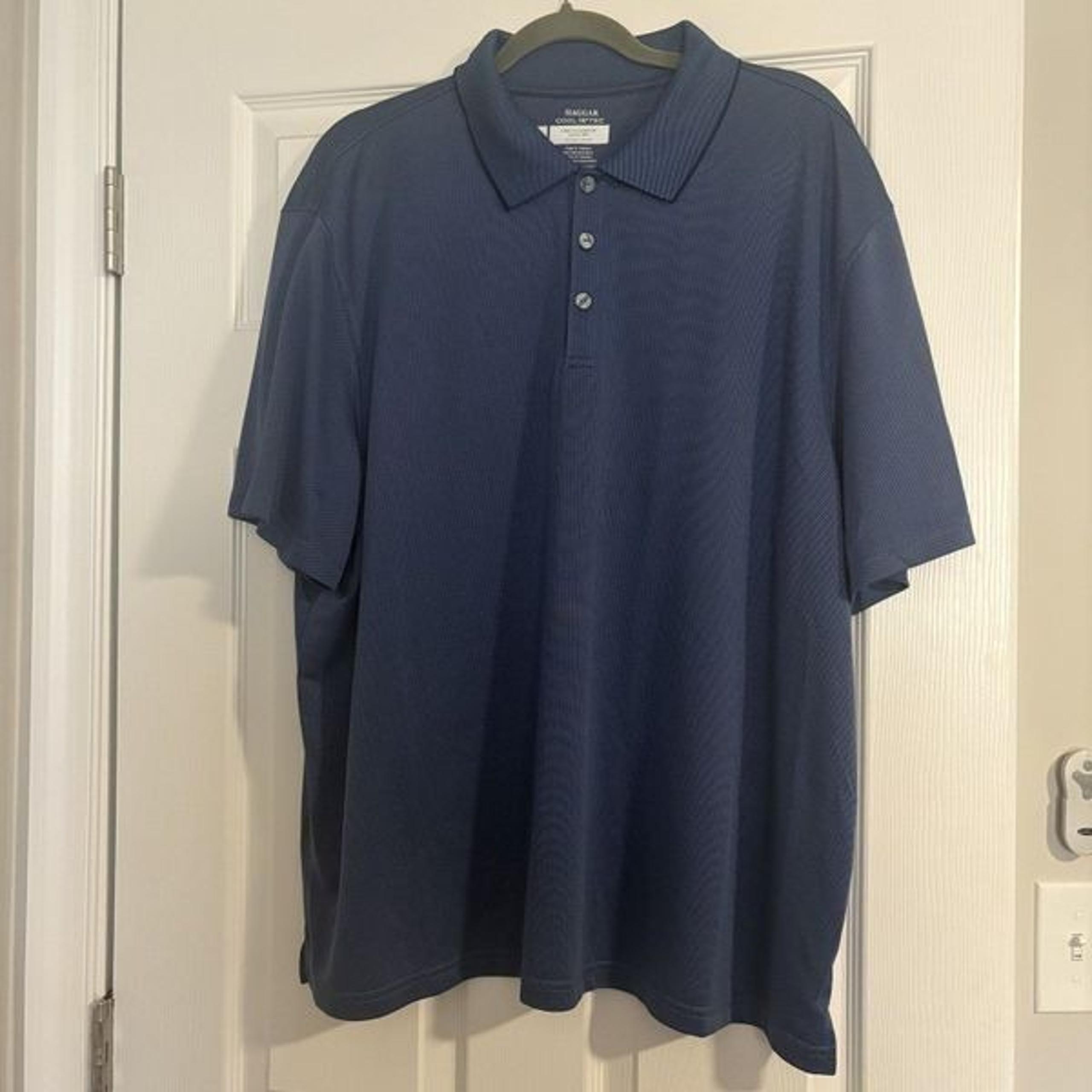 Haggar Short Sleeve Polo Blue XXL