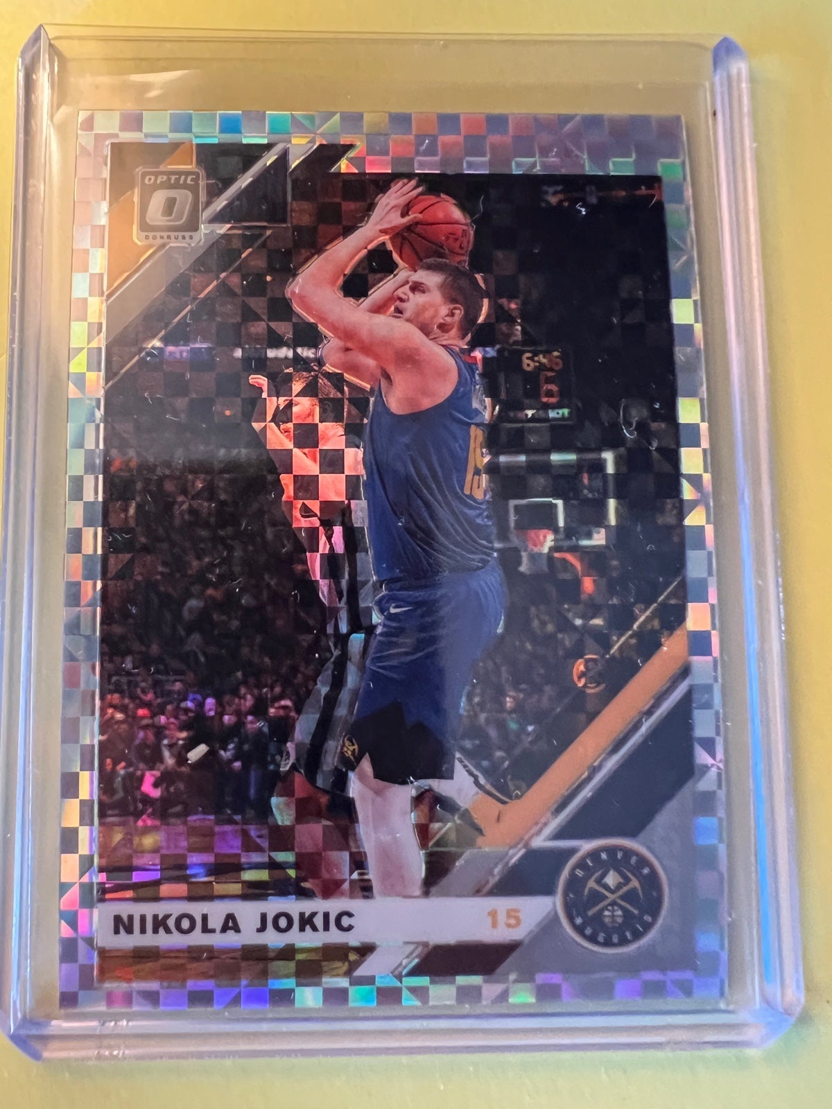 2019-20 Panini Donruss Optic Nikola Jokic Checkerboard Prizm #96 Nuggets