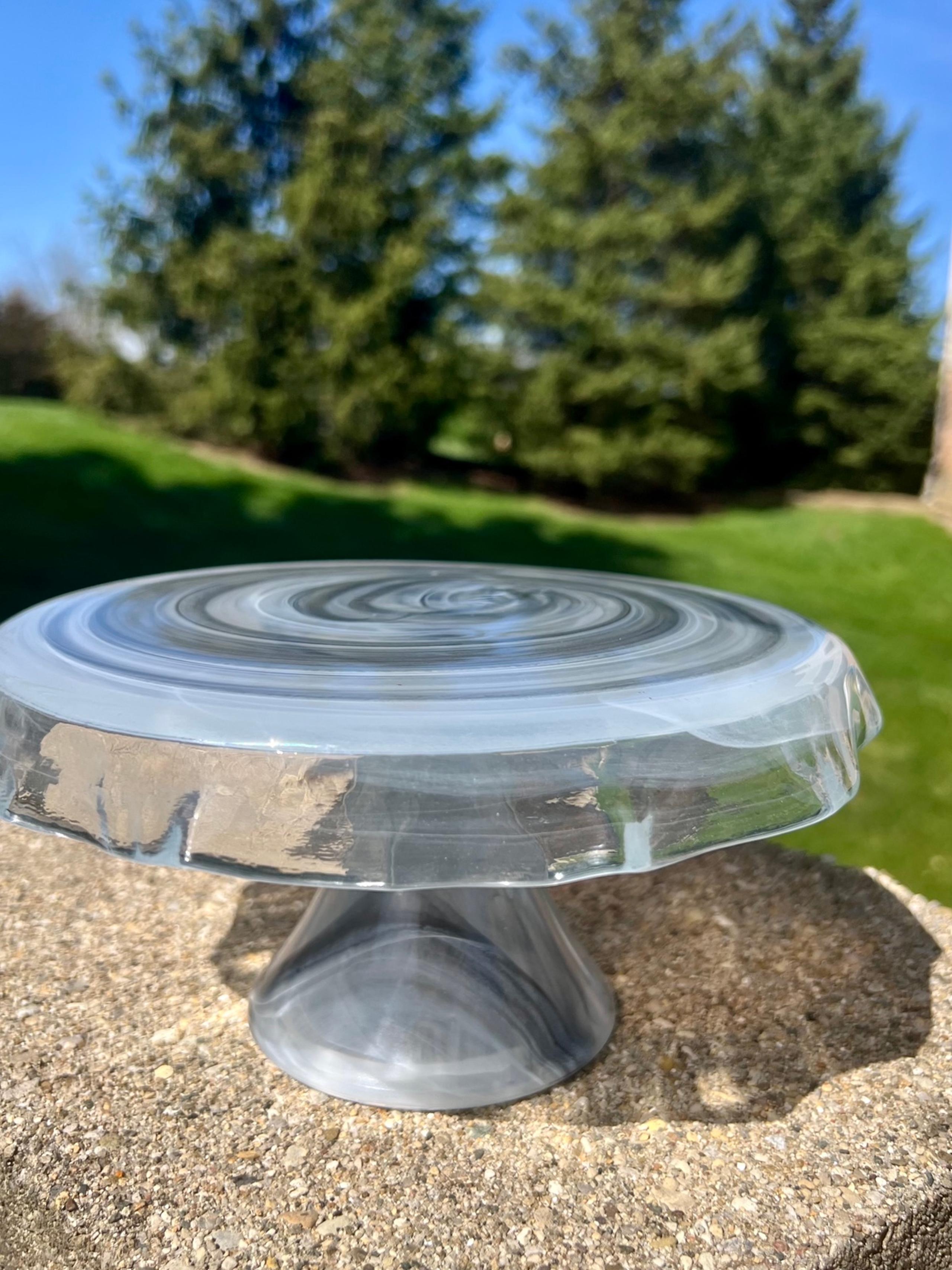 Anthropologie Glass Cake Stand