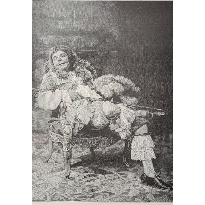 Moliere Les Precieuses Ridicules COQUELIN AS MASCARILLE Antoine Bourdelle Print