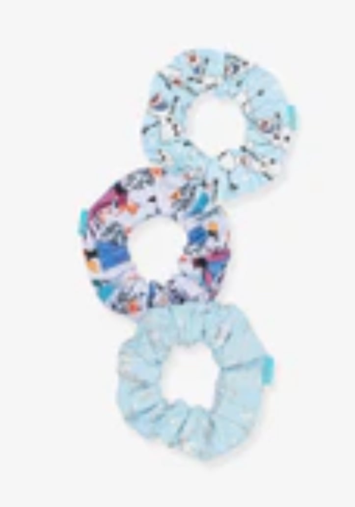 Posh peanut disney FROZEN ELSA SNOWFLAKE SCRUNCHIE SET nwt