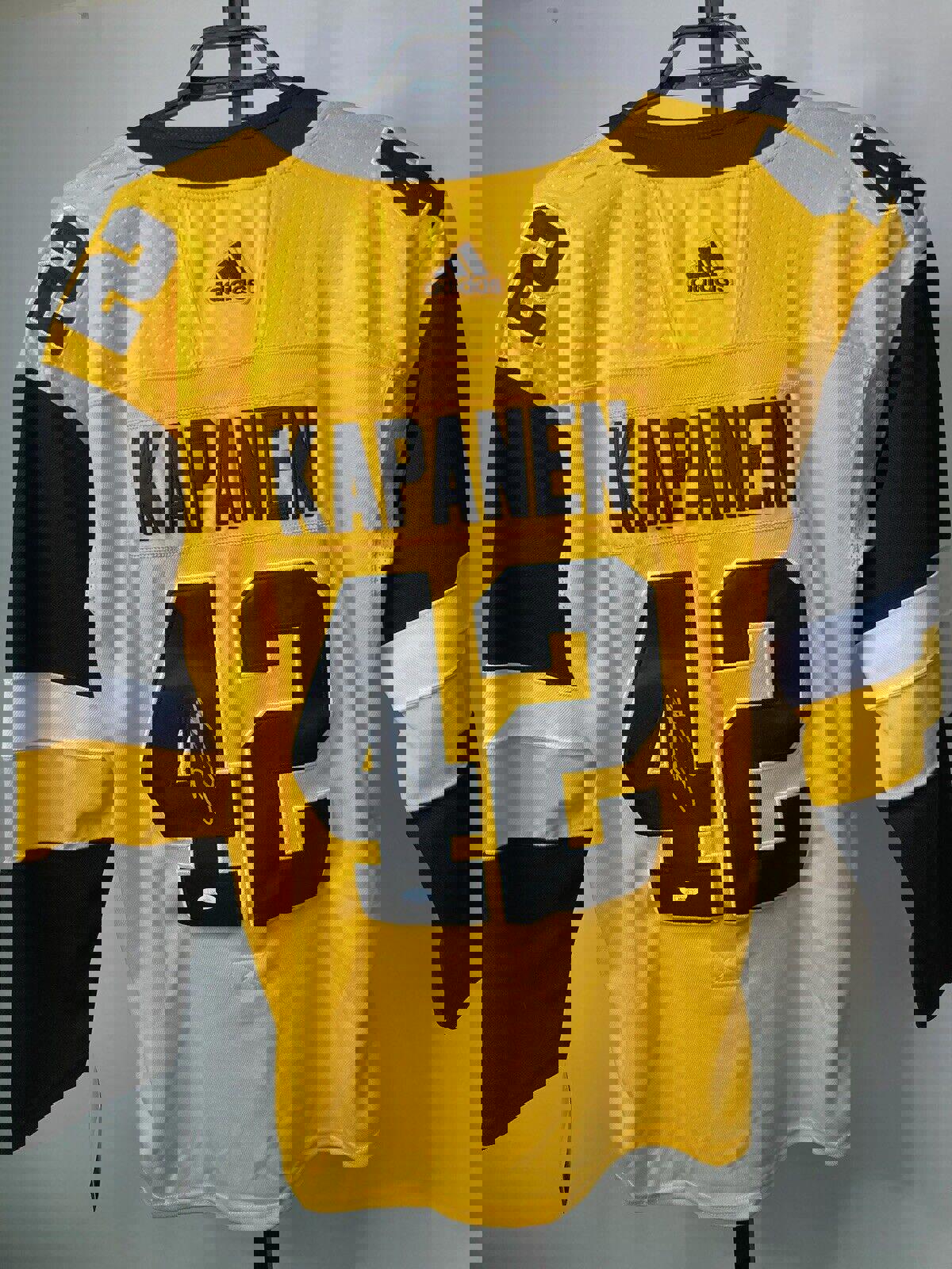 KASPERI KAPANEN Pittsburgh Penguins SIGNED Autographed JERSEY JSA Authentic COA