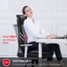Snailax Back Massager with Heat,Shiatsu Massage Seat Cushion,8 Flexible