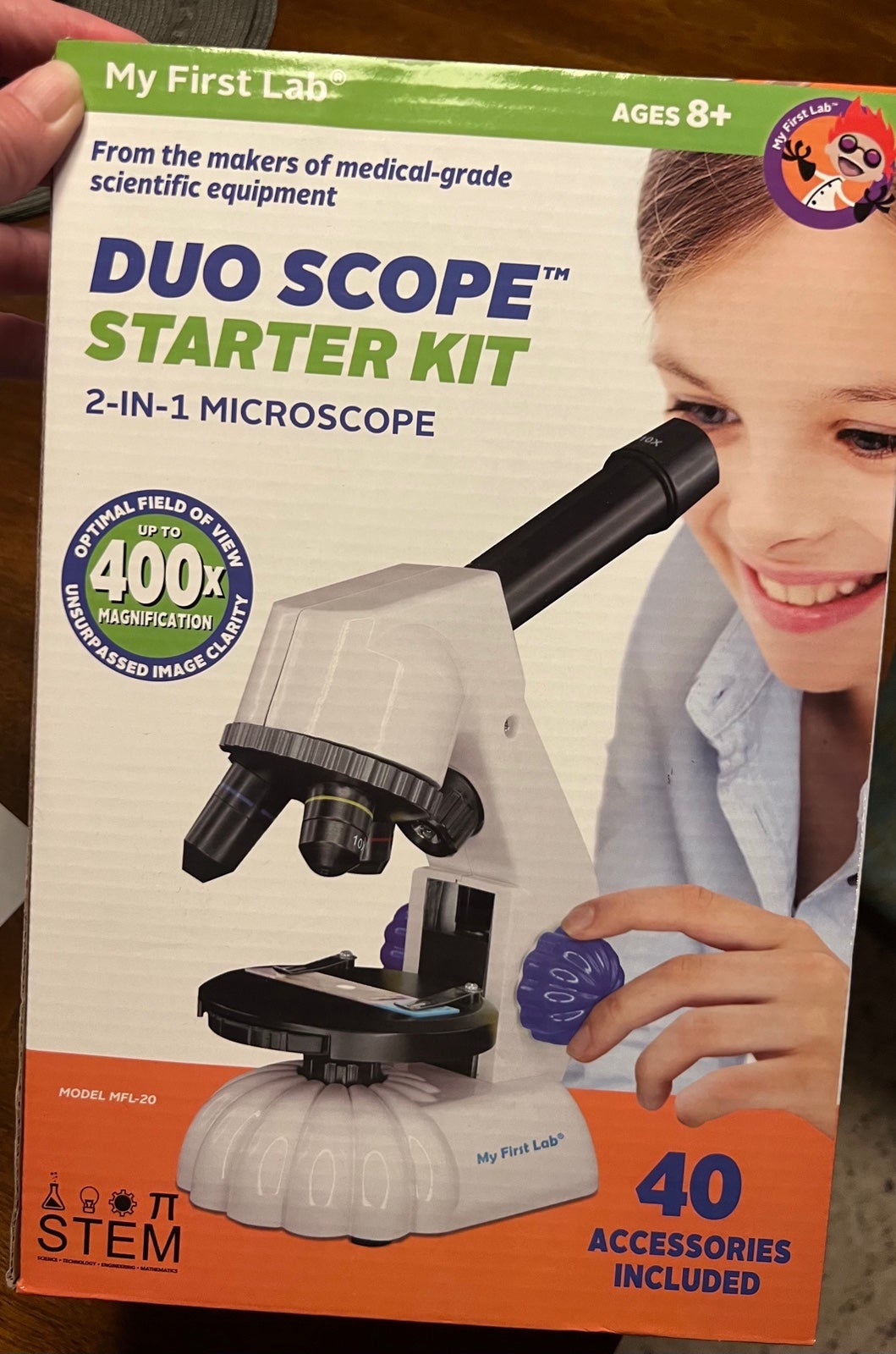 My First Lab Duo Scope Starter Kit 2-in-1 Microscope