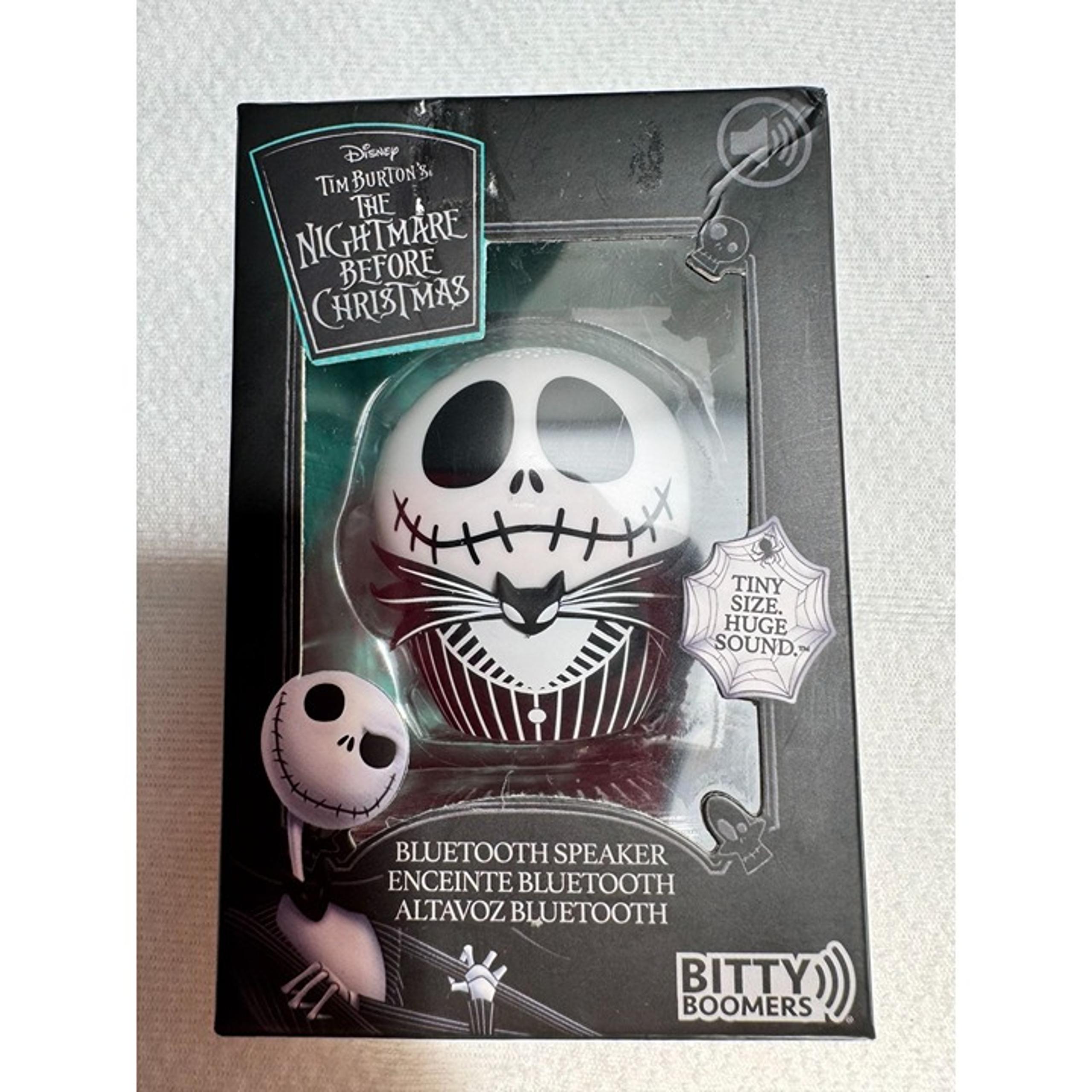 Disney Jack Skellington Wireless Bluetooth Bitty Boomer Speaker NIB 2
