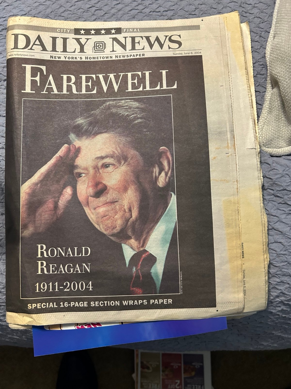 About 50 plus old Newspapers. (Only a few shown here)