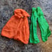 Vintage Mattel Barbie Fashion Doll Clothing Clothes Maddie Mod 1960 Orange Green