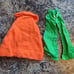 Vintage Mattel Barbie Fashion Doll Clothing Clothes Maddie Mod 1960 Orange Green