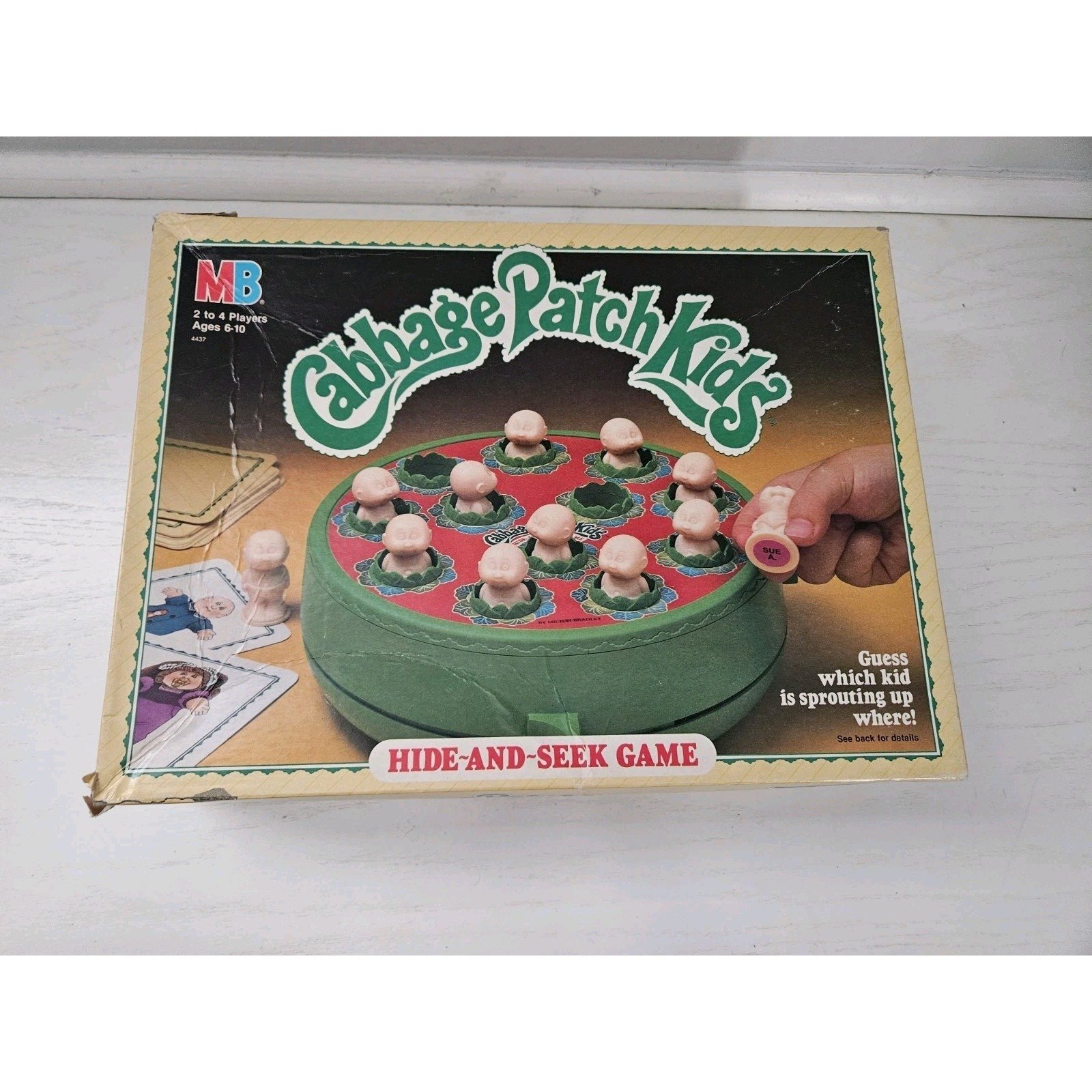 Vintage CABBAGE PATCH KIDS 1984 Hide and Seek Game Milton Bradley Made In USA