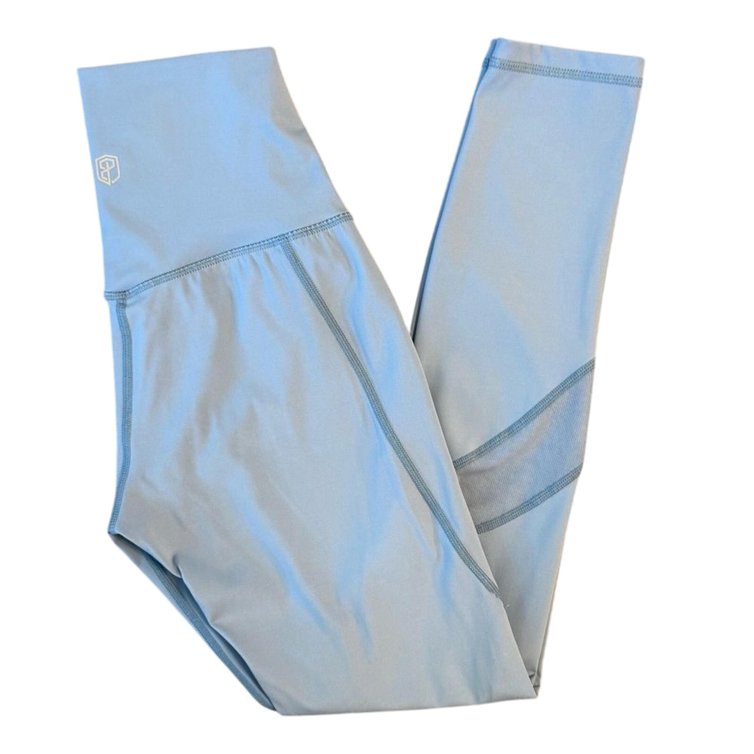 Born Primitive Women’s High Rise Mesh Cut-Out Leggings CrossFit Blue Size XSmall