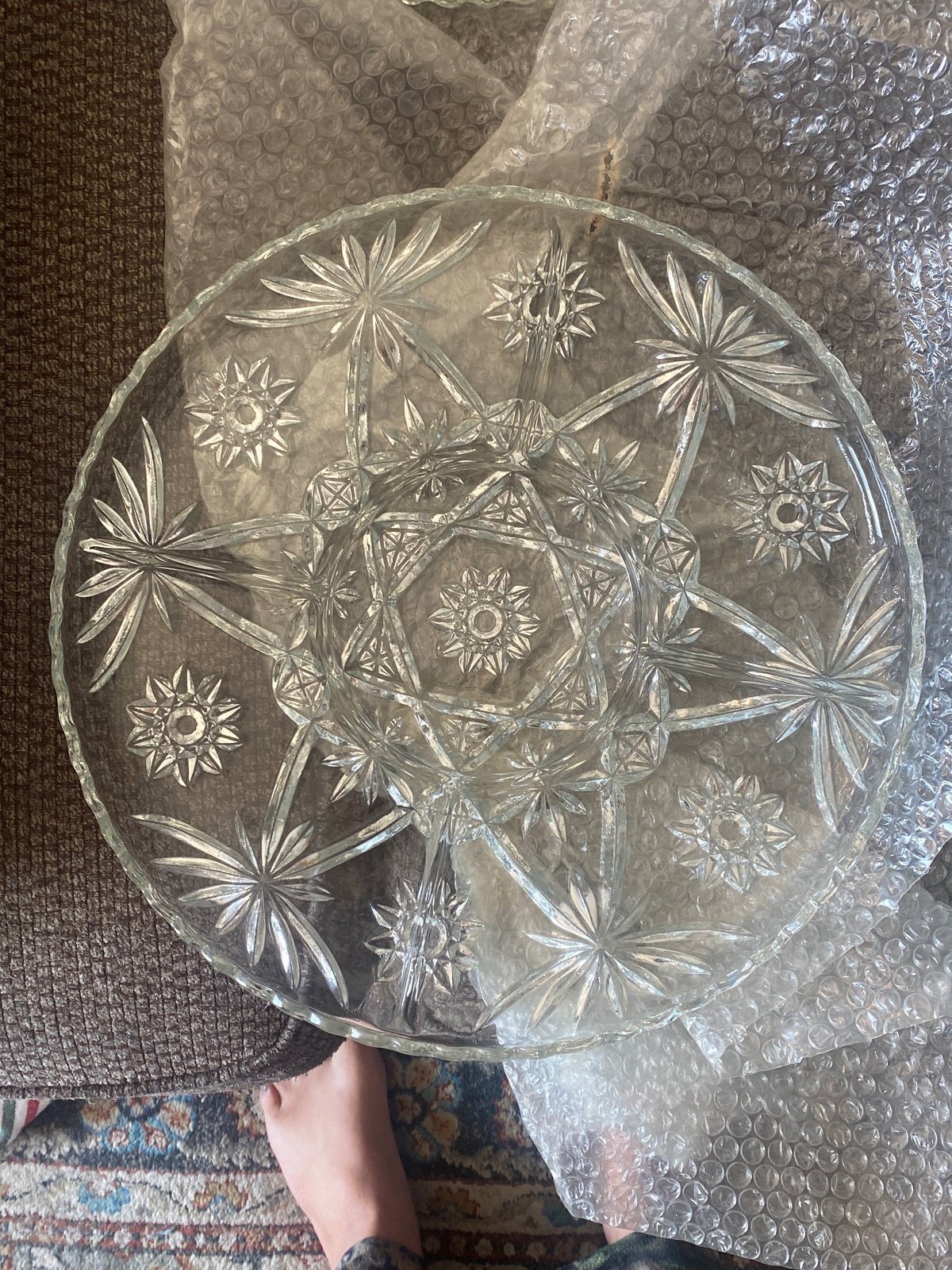 Crystal platters!