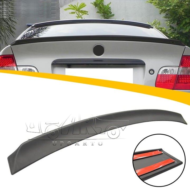 For 1998-2006 For BMW 3 Series E46 Style Rear Spoiler PG Style Gloss Black Wing