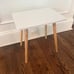 Small Table, Modern Home Decor Bedside Table for Living Room Bedroom White