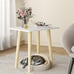 Small Table, Modern Home Decor Bedside Table for Living Room Bedroom White