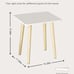 Small Table, Modern Home Decor Bedside Table for Living Room Bedroom White