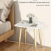 Small Table, Modern Home Decor Bedside Table for Living Room Bedroom White