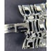 Vintage 50s Silertone Lisner Cuff Bracelet