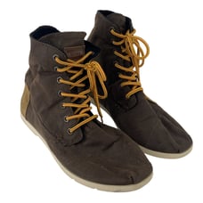 TOMS Men's Brown Chukka High Top Ankle Boots Brown/Yellow Size 11 Preowned