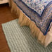 Queen gold tulle glitter bed skirt