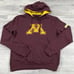 Women's M Colosseum Athletics Maroon Minnesota Golden Gophers Big Logo Pullover