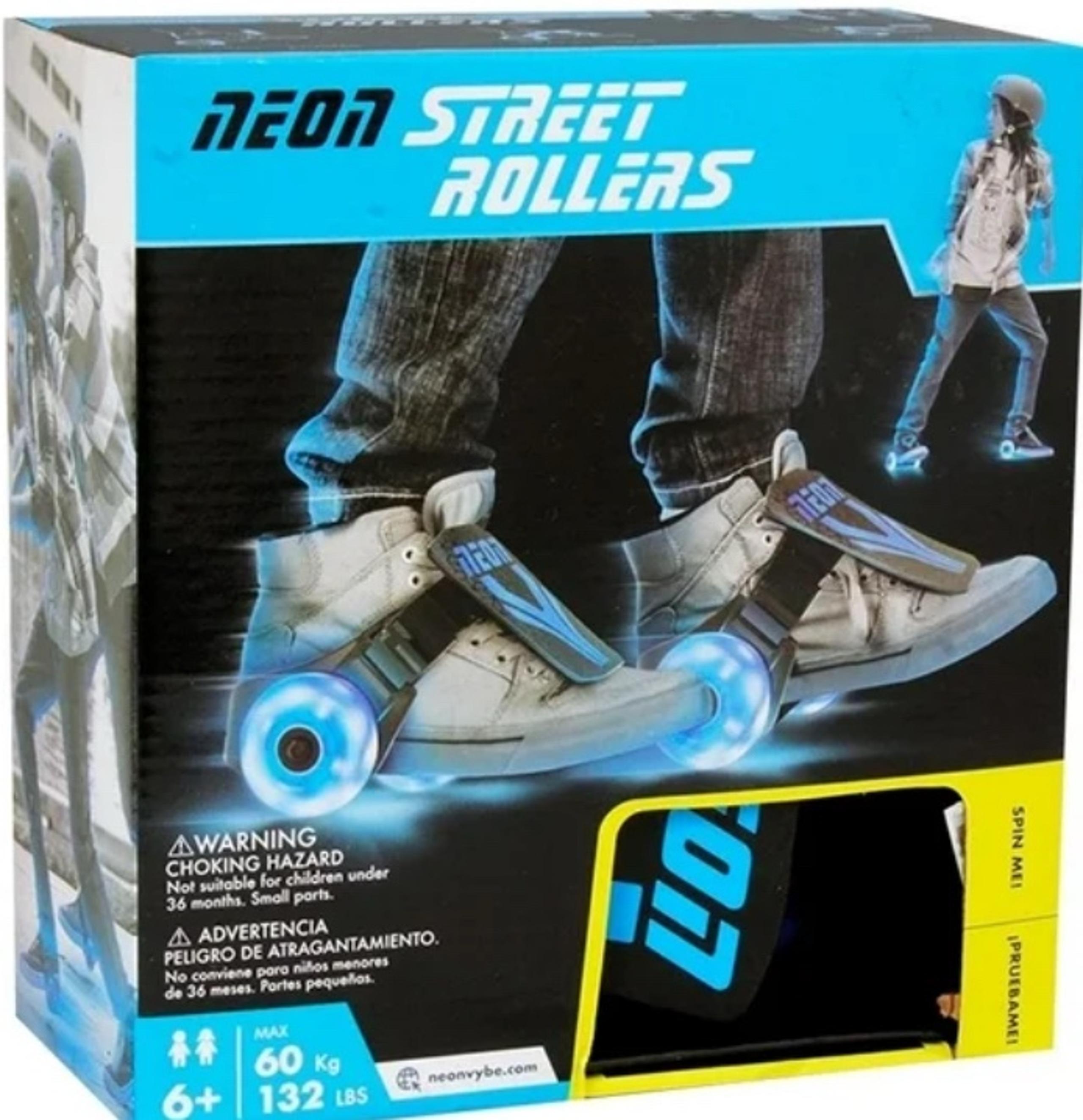 NEON STREET ROLLERS Neon Blue Adjust Strap And Go New In Box
