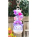 Sanrio Kawaii Kuromi Purple Keychain Bag Purse Charm