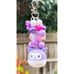Sanrio Kawaii Kuromi Purple Keychain Bag Purse Charm