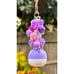Sanrio Kawaii Kuromi Purple Keychain Bag Purse Charm
