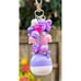 Sanrio Kawaii Kuromi Purple Keychain Bag Purse Charm