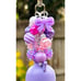 Sanrio Kawaii Kuromi Purple Keychain Bag Purse Charm