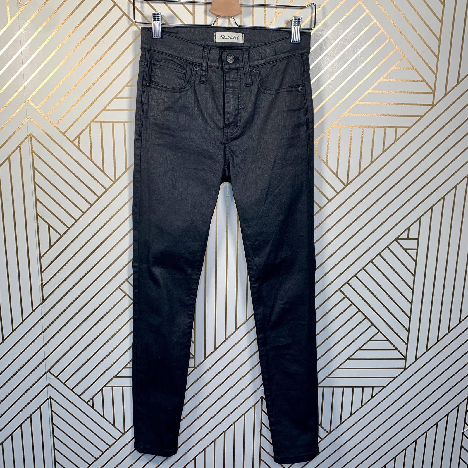 Madewell 9 High-Rise Coated Skinny Jean