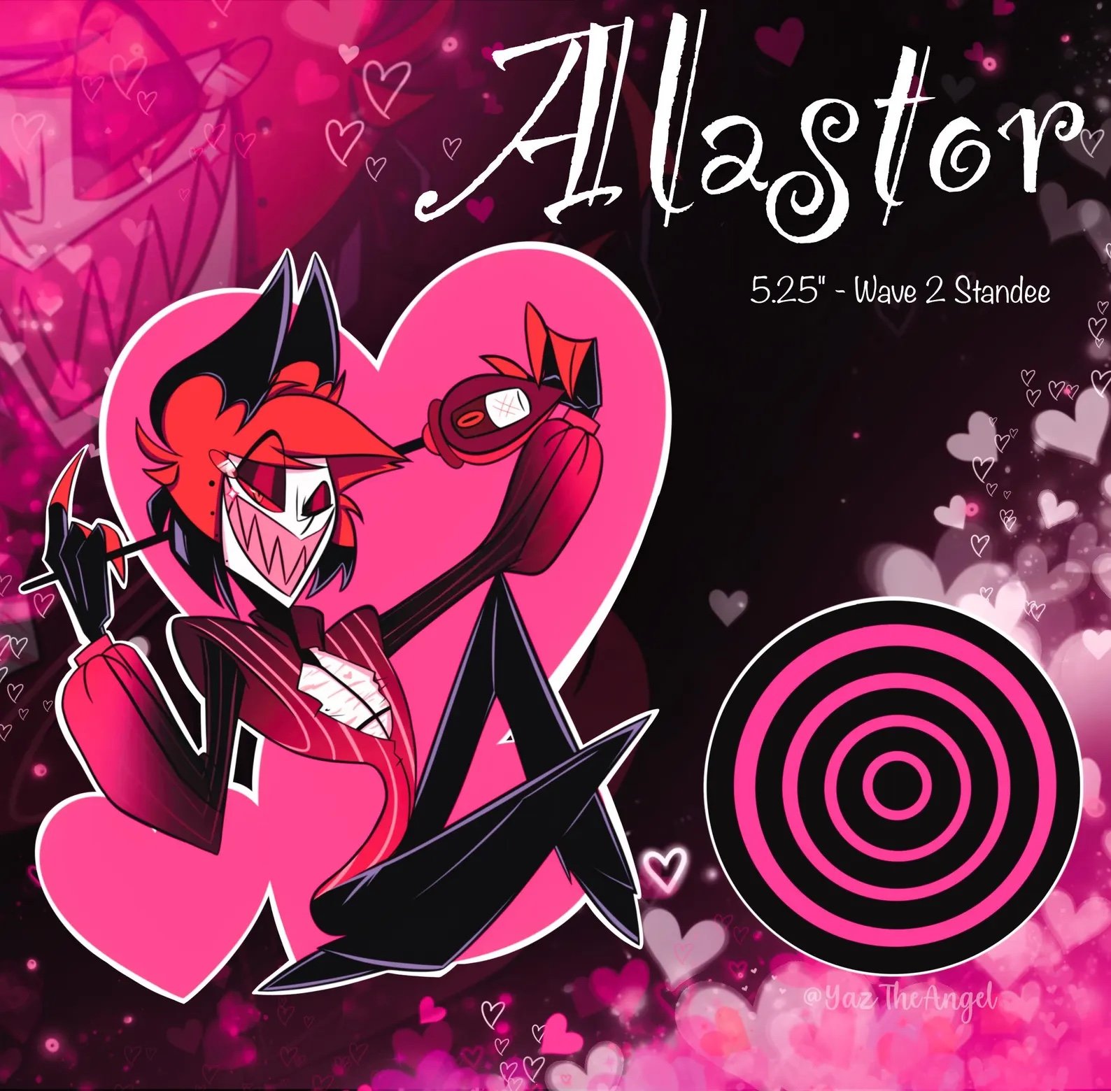 Hazbin Hotel Valentine Alastor Standee